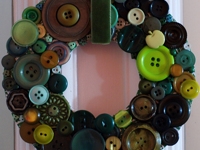 Craftapalooza Button Wreath